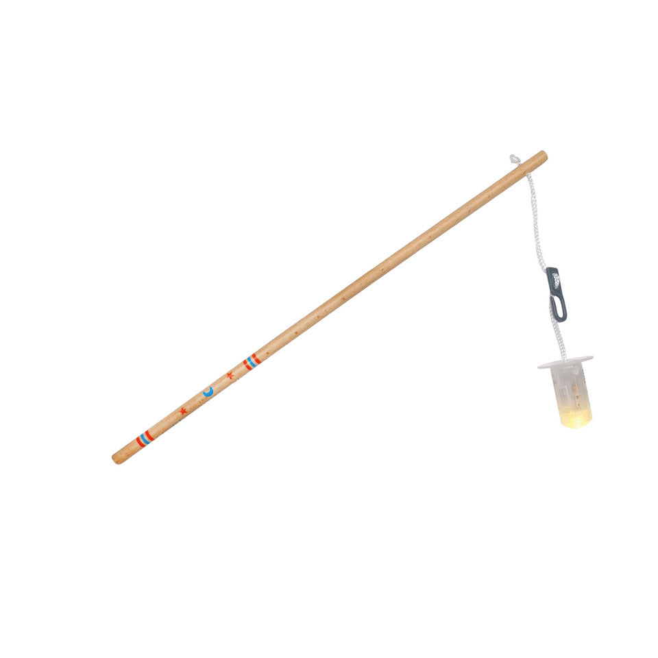Holz-Laternenstab LED, 30 cm TIB 40553 TIB 40553/9914510 L 30cm