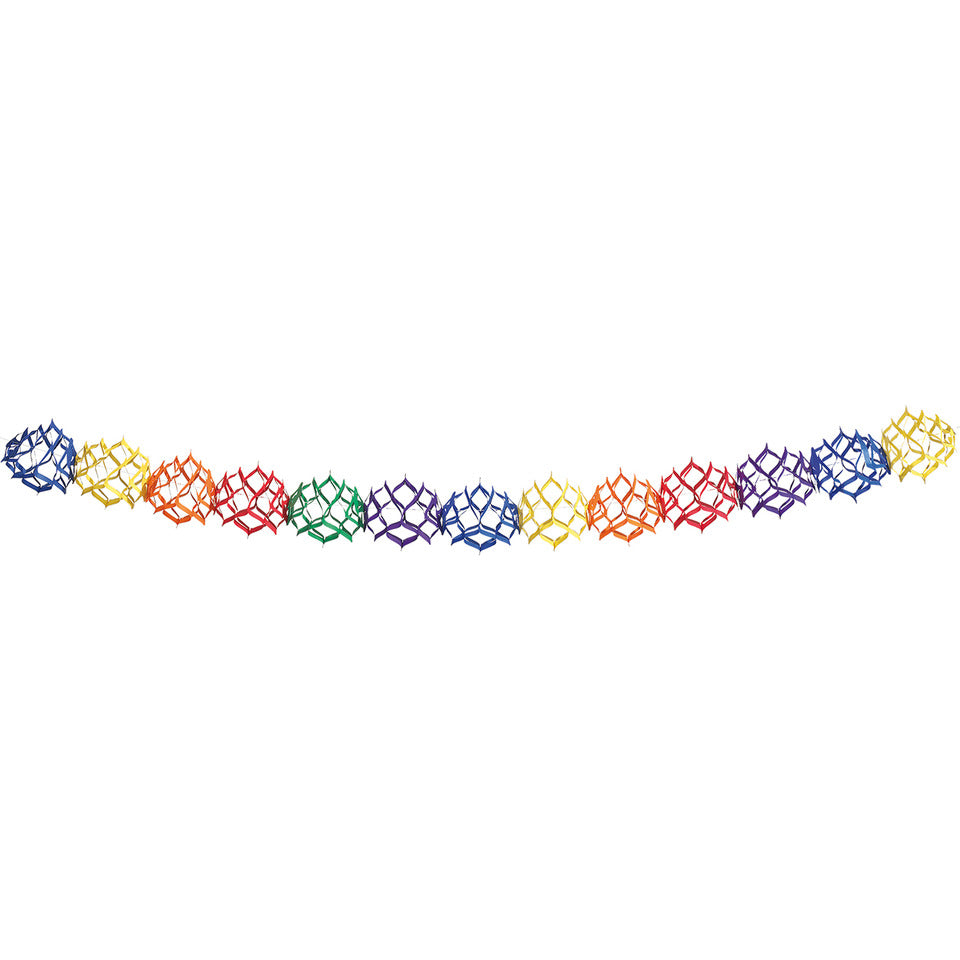 Papier-Girlande, Ø 12 cm x 4 m, bunt TIB 14122 TIB 14122 L 4m D 12cm