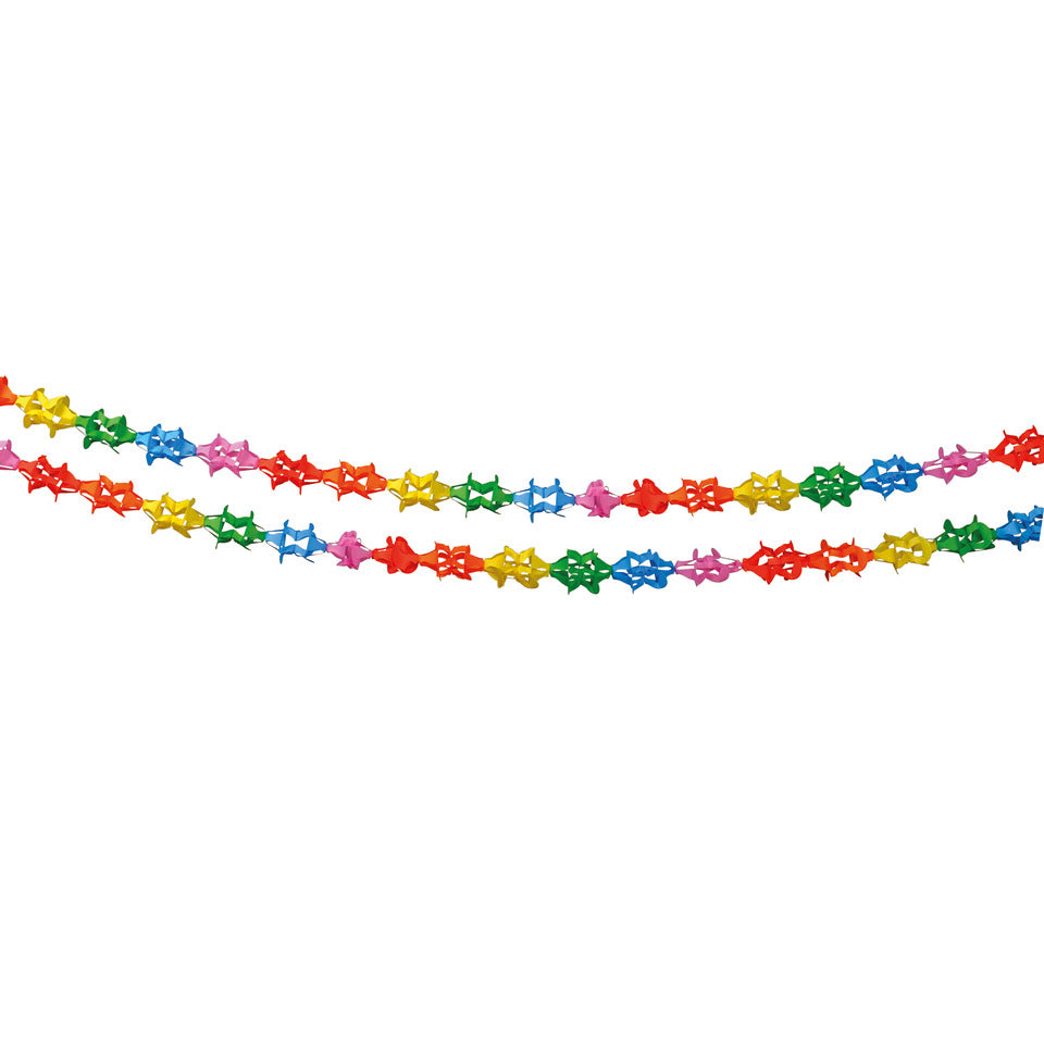 Mini-Girlande, Ø 8 x 200 cm, 2 Stück, bunt TIB 14198 TIB 14198 L 200cm D 8cm