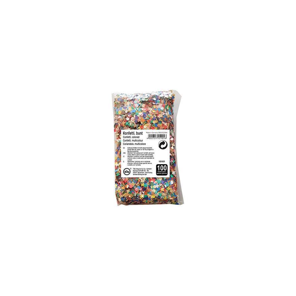 Papier-Konfetti, 100 g, bunt TIB 15101 TIB 15101 100g