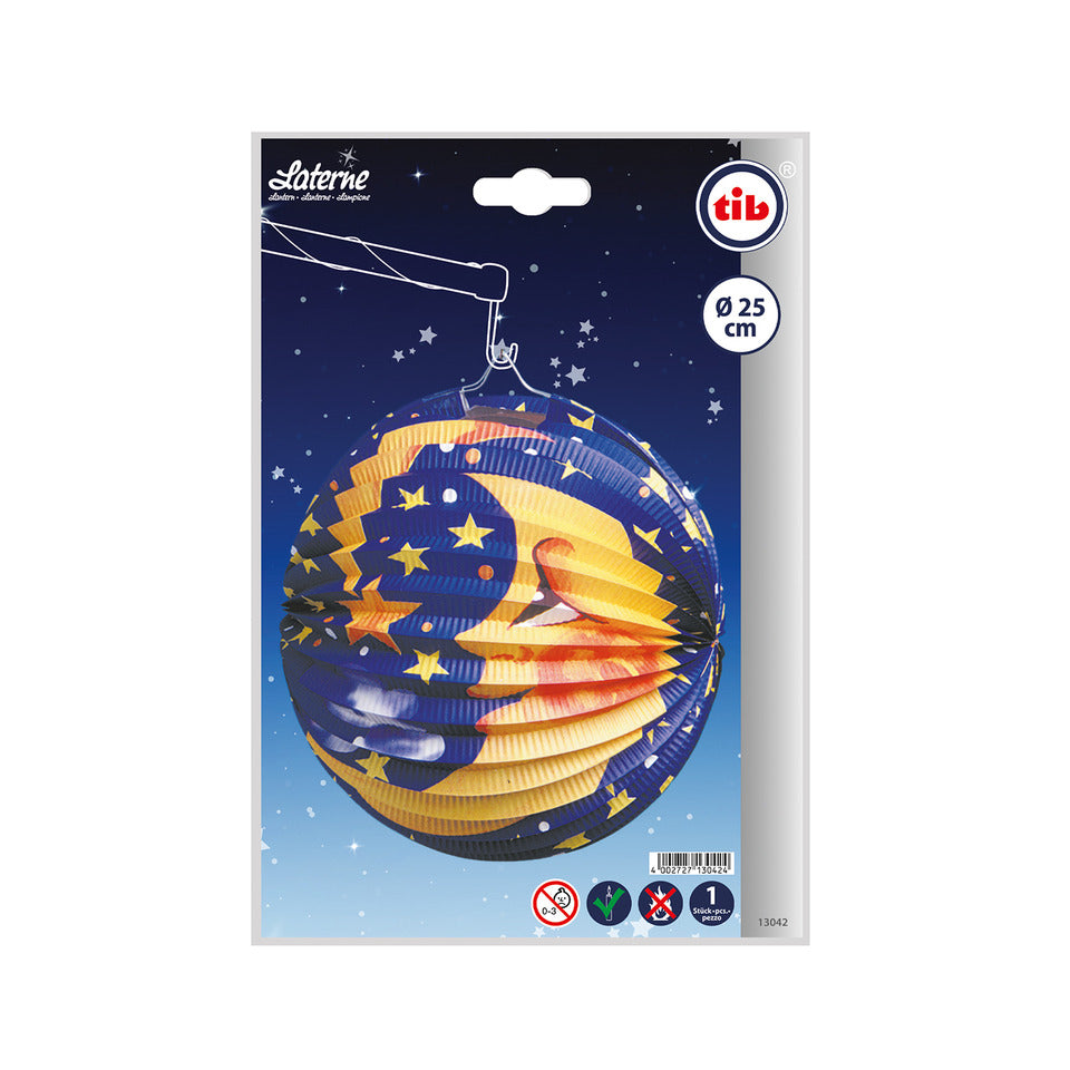 Laterne Mond/Sterne, Ø 25 cm TIB 40042 TIB 40042 D 25cm