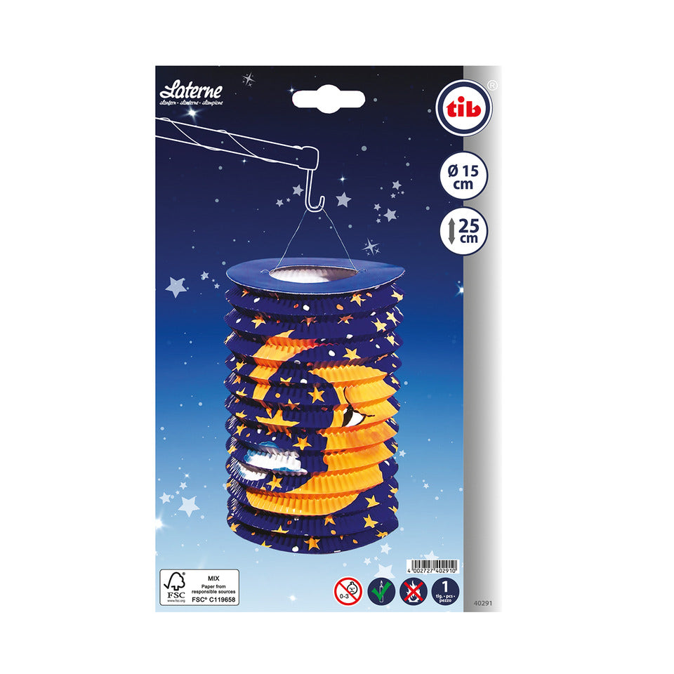 Zuglaterne Mond, Ø 15 x 25 cm TIB 40291 TIB 40291 L 25cm D 15cm