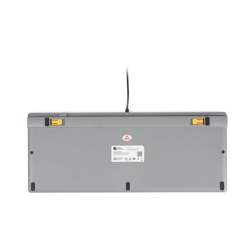 Tastatur UltraBoard 960 V2 Compact, kabelgebunden, weiß BAKKERELKHUIZEN BNEU960V2DE