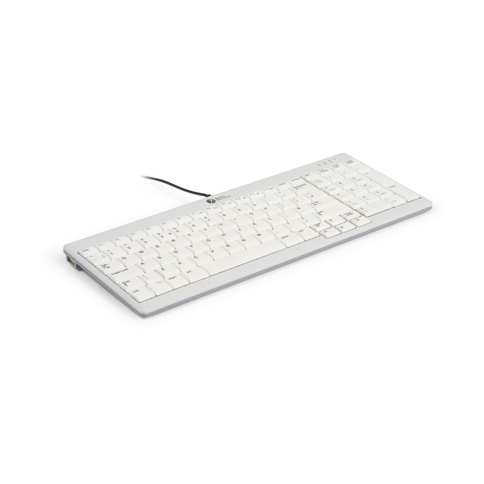 Tastatur UltraBoard 960 V2 Compact, kabelgebunden, weiß BAKKERELKHUIZEN BNEU960V2DE