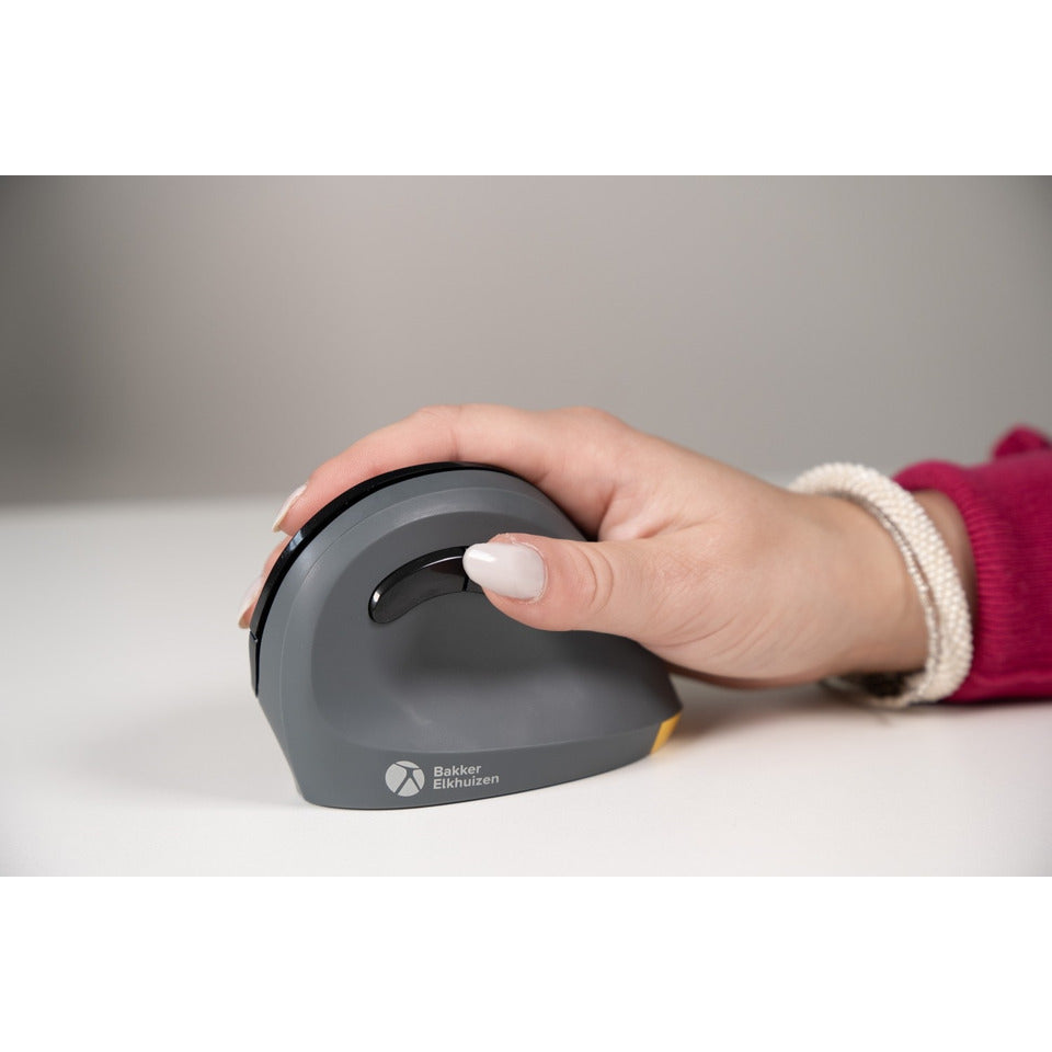 PRF Vertical Mouse Wireless, 6 Tasten, 1600dpi, schwarz BAKKERELKHUIZEN BNEPRFDG
