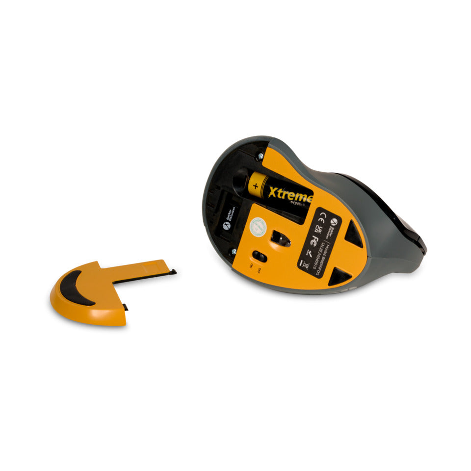 PRF Vertical Mouse Wireless, 6 Tasten, 1600dpi, schwarz BAKKERELKHUIZEN BNEPRFDG