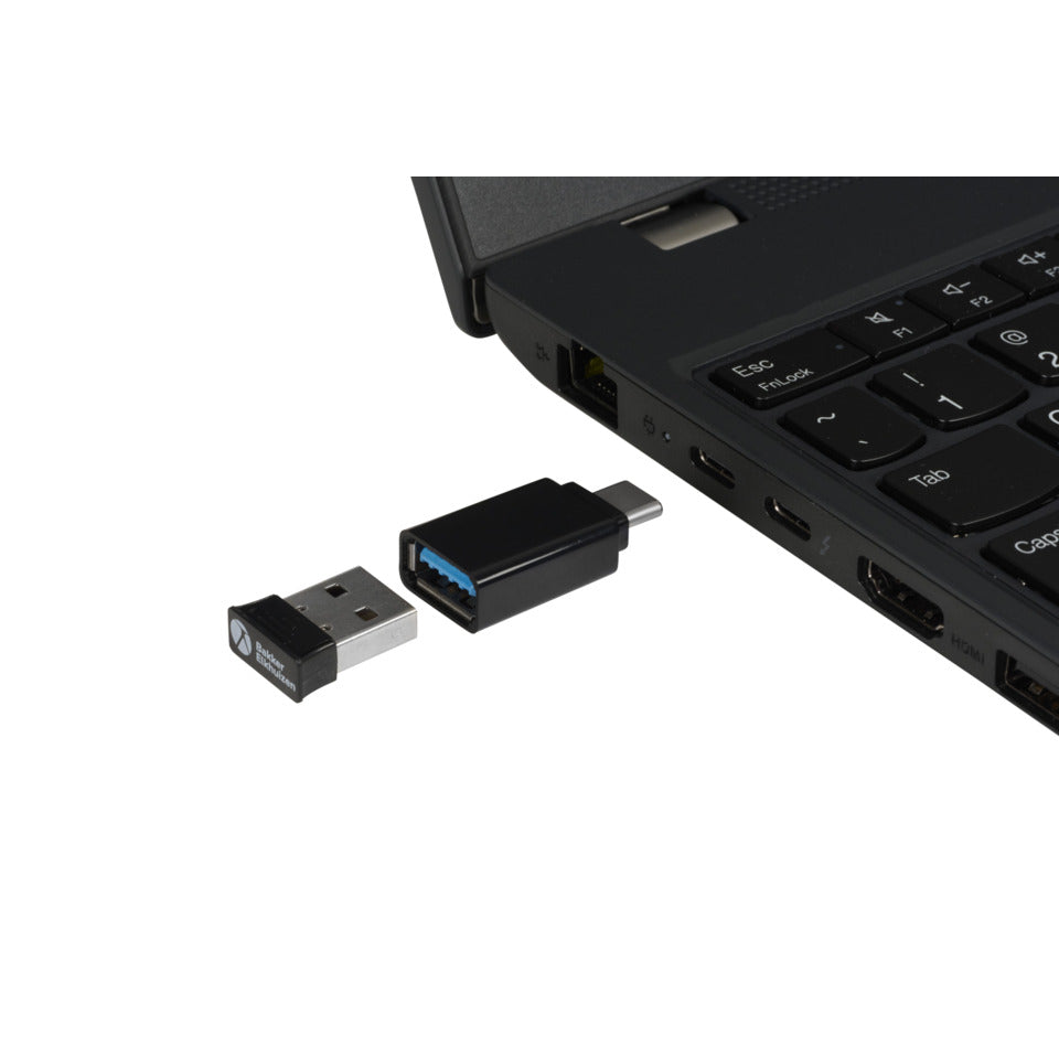 PRF Vertical Mouse Wireless, 6 Tasten, 1600dpi, schwarz BAKKERELKHUIZEN BNEPRFDG