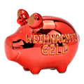 Sparschwein klein "Weihnachtsgeld", 12 x 9 x 9 cm, Keramik KCG 10044521 KCG 10044521 Weihnachtsgeld Keramik