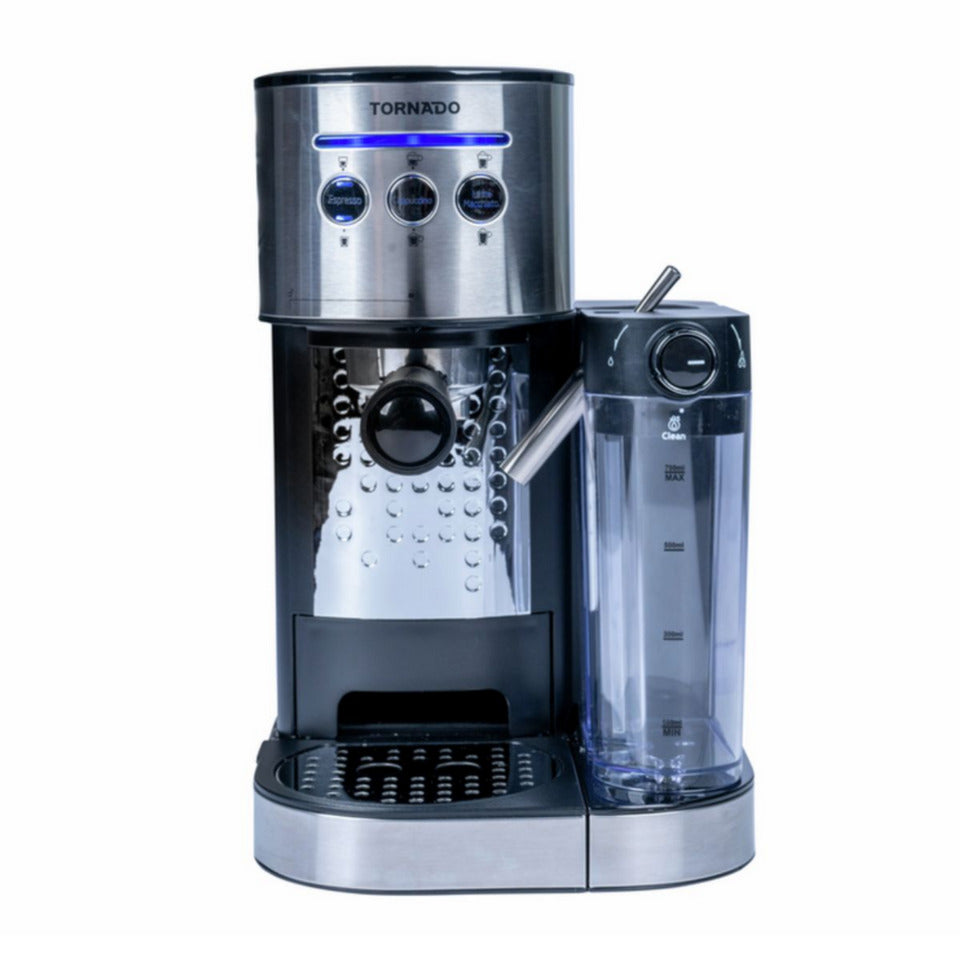 Siebträger-Kaffeemaschine TCM14125, 1,2l, schwarz TORNADO TOR7458213