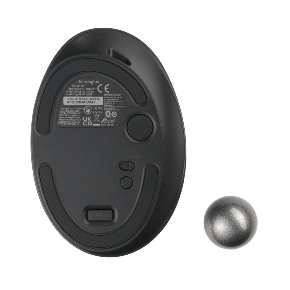 Trackball ProFit Ergo TB550, schwarz KENSINGTON K72196WW KENSINGTON K72196WW / TB550 EQ