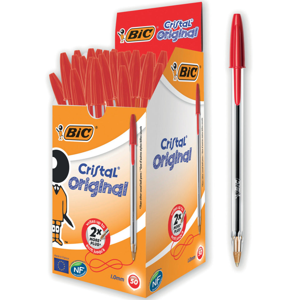 Kugelschreiber Cristal® Original, 0,4 mm, rot BIC 8373619 BIC 8373619 802157