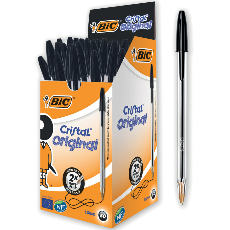 Kugelschreiber Cristal® Original, 0,4 mm, schwarz BIC 8373639 BIC 8373639 802159