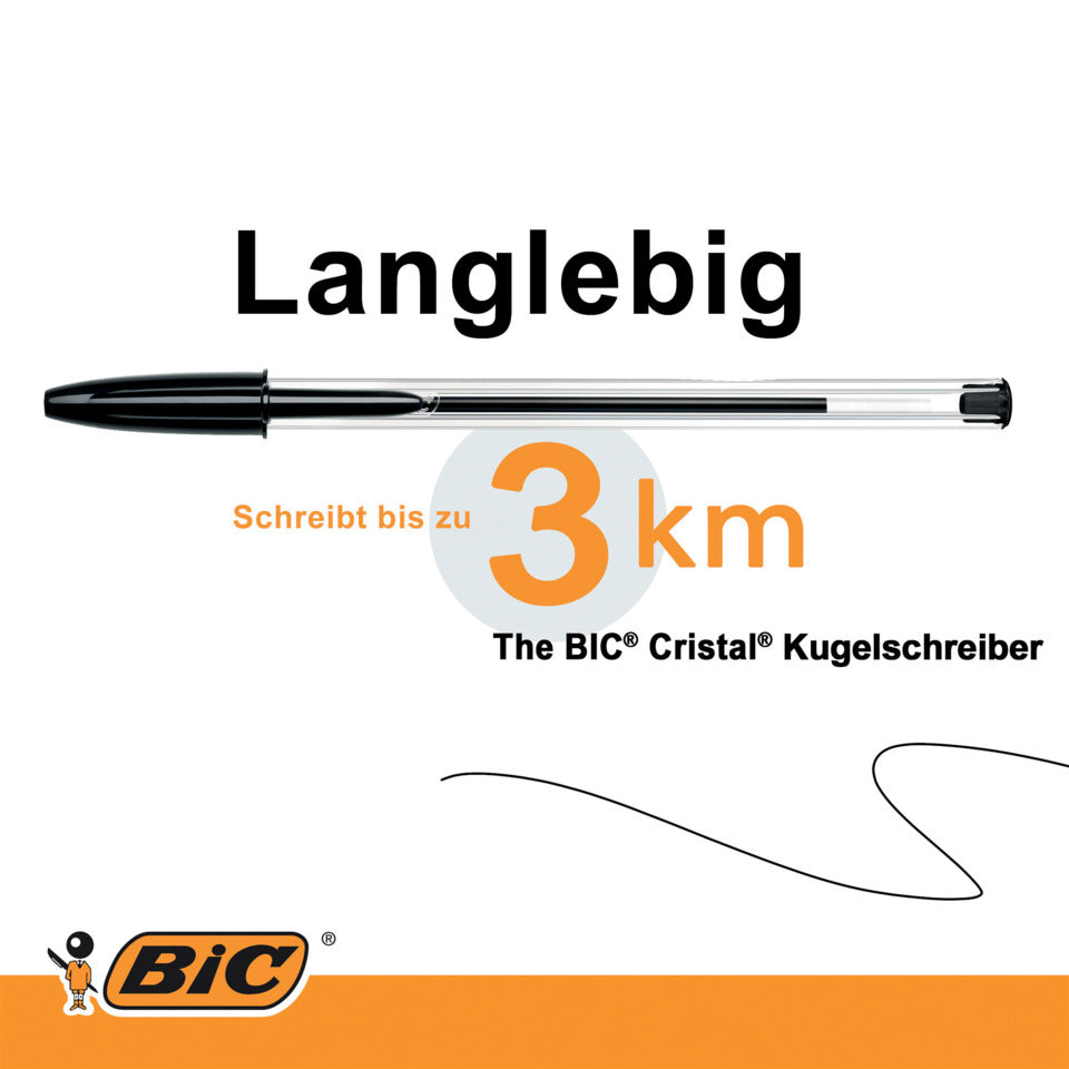 Kugelschreiber Cristal® Original, 0,4 mm, schwarz BIC 8373639 BIC 8373639 802159