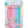 Farbstiftetui Jumbo Sparkle Pastell, 10 Stück, sortiert FABER CASTELL 210910