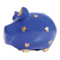 Sparschwein klein "Sternenschwein", 12,5 x 9 x 9 cm, Keramik, blau/gold KCG 10041698 KCG 10041698 Sternenschwein