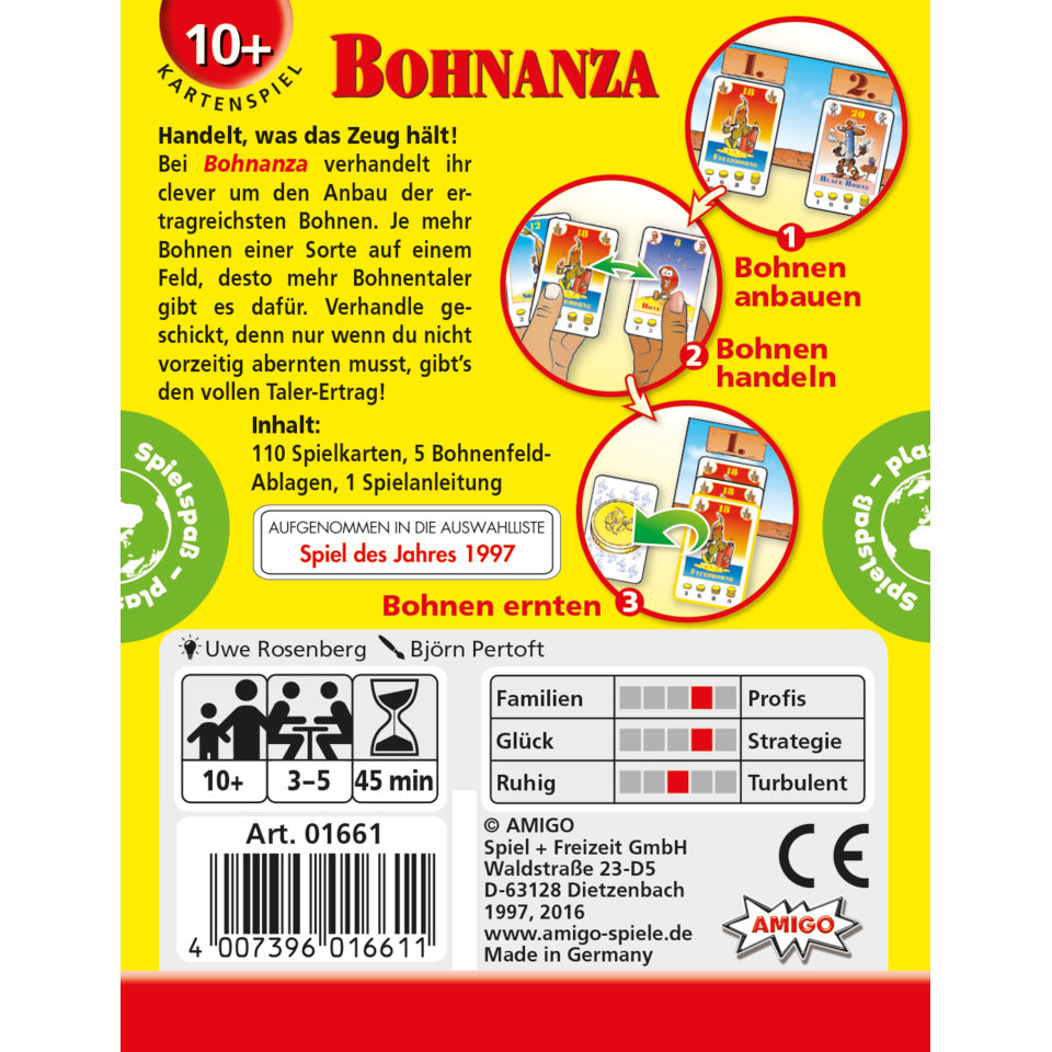 Bohnanza - Der bohnige Handelsspiel-Klassiker! AMIGO 01661