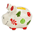 Sparschwein klein "Weihnachtsdekor", 12 x 9 x 9 cm, Keramik KCG 10044523 KCG 10044523 Weihnachtsdekor Keramik