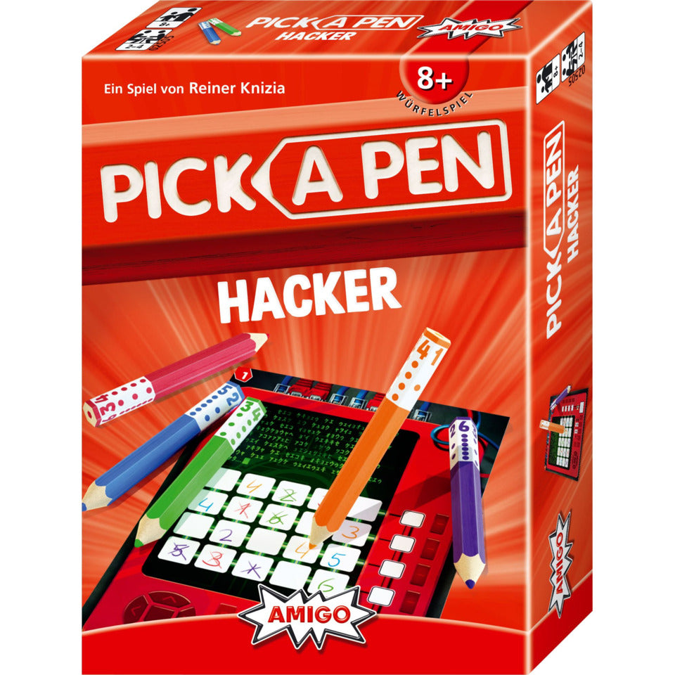 Würfelspiel, Pick a Pen: Hacker, Würfeln – Malen – Punkten AMIGO 02505