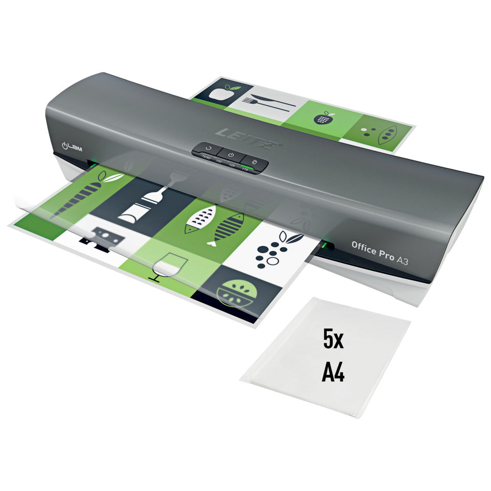 Laminator iLAM Office Pro A3, 80-175my, silber LEITZ 7518-00-84