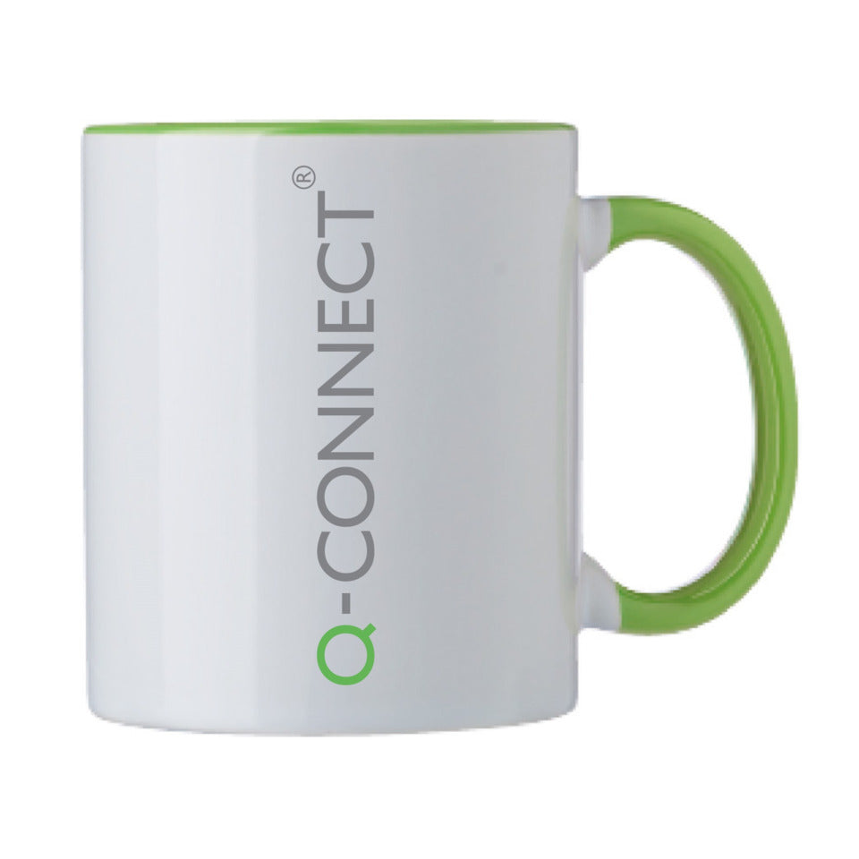 Keramiktasse, 0.33L, weiß Q-CONNECT 41040001