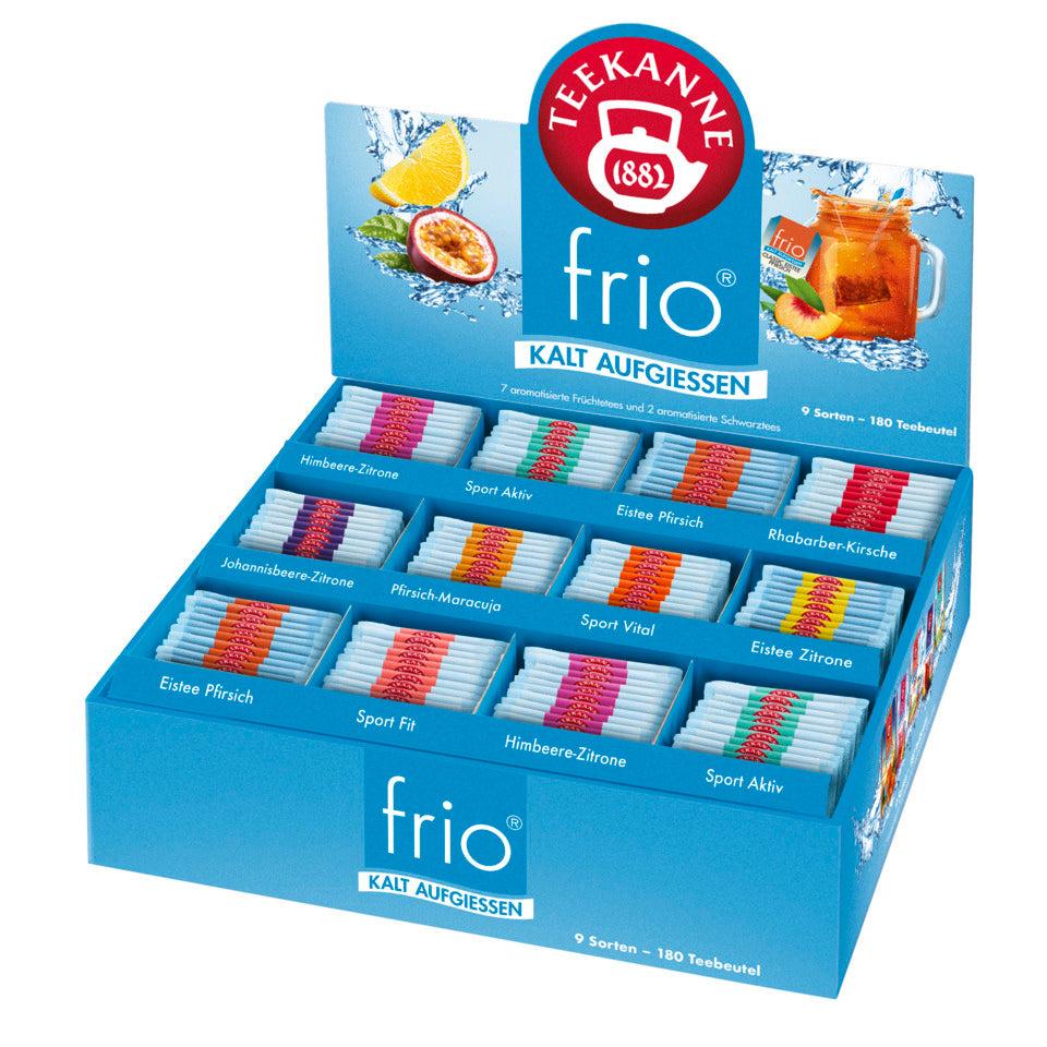 Tee frio Collection Box, 180 Beutel x 2,5 g, 9-fach sortiert, TEEKANNE 4009300080756