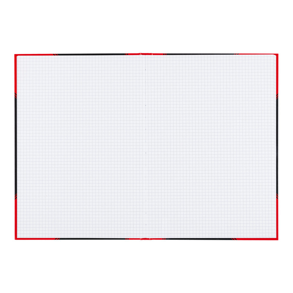 Chinakladde, A4, 96 Blatt, kariert, schwarz/rot BANTEX 100302815 BANTEX 100302815 schwarz/rot