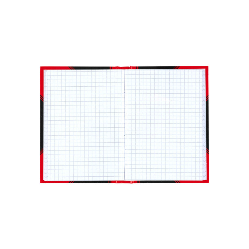Chinakladde, A6, 96 Blatt, kariert, schwarz/rot BANTEX 100302816 BANTEX 100302816 schwarz/rot