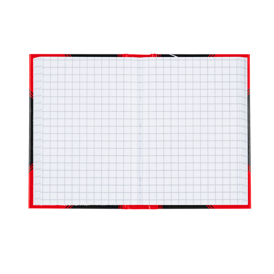 Chinakladde, A7, 96 Blatt, kariert, schwarz/rot BANTEX 100302822 BANTEX 100302822 schwarz/rot