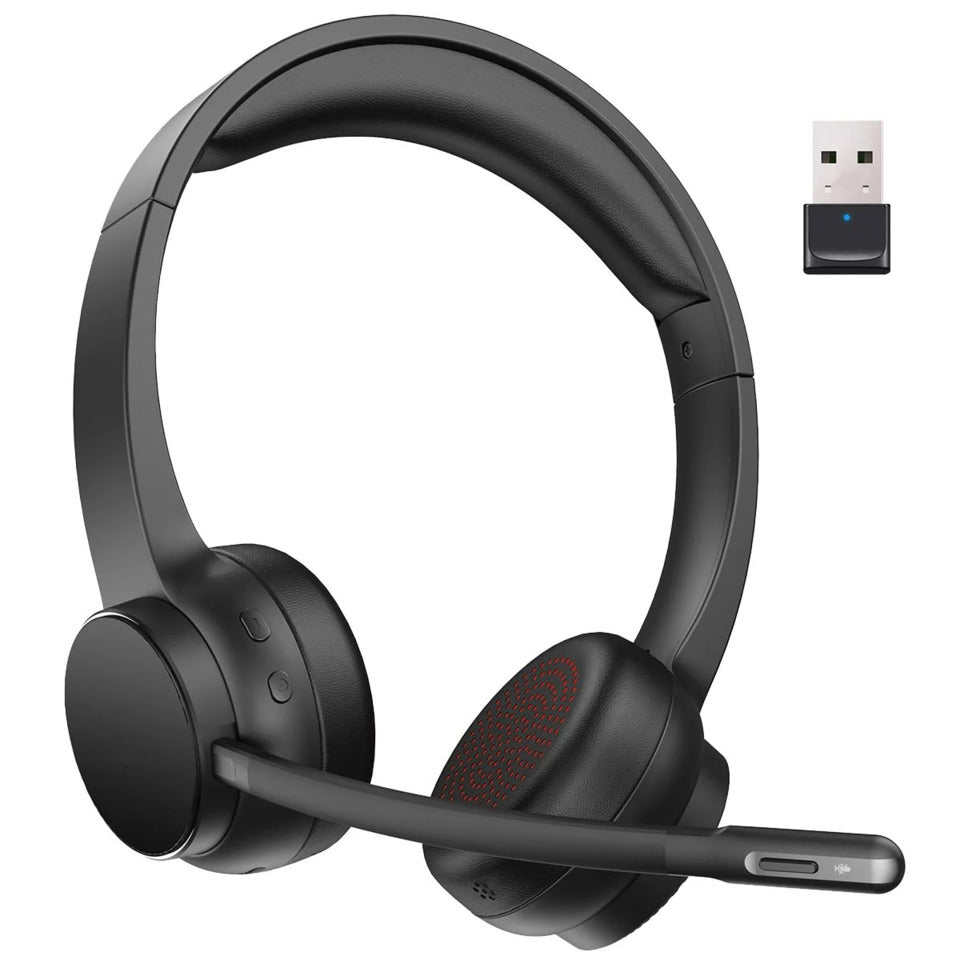 Headset mit Mikrofon Stereo kabellos Q-CONNECT KF17050 Q-CONNECT KF17050 schwarz