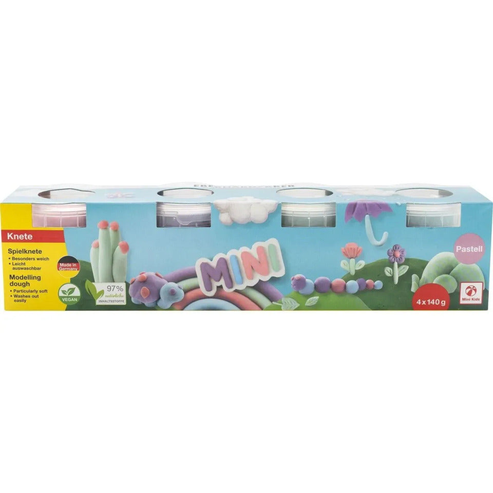 Spielknete Pastell, 4 Stück, sortiert EBERHARD FABER 572505
