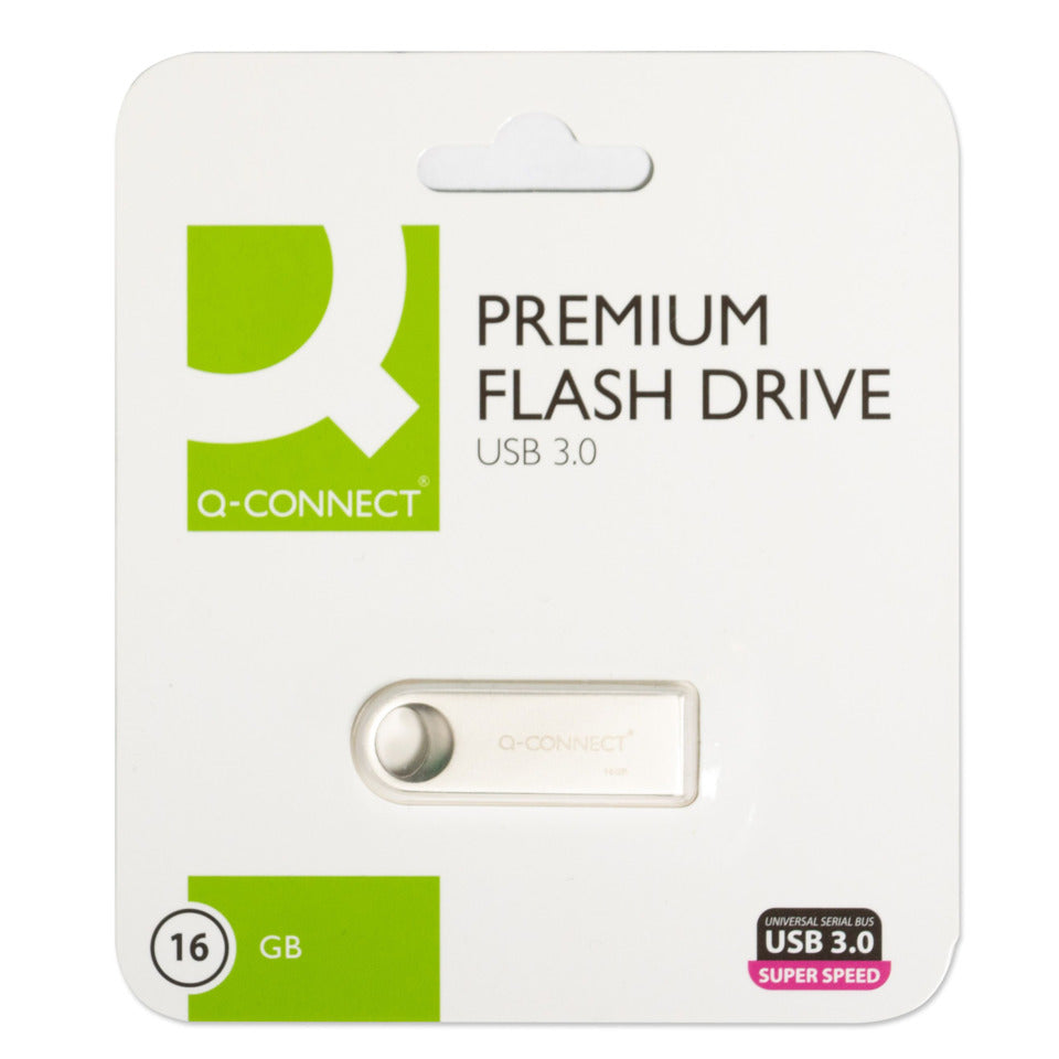 USB Stick 3.2 Gen1 Premium inklusive URA, 16 GB, 50/15 MB/s Q-CONNECT KF11501 Q-CONNECT KF11501 16GB