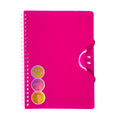 Spiralnotizbuch Smile, A5, 80 Blatt, kariert, pink DONAU 1347400-30