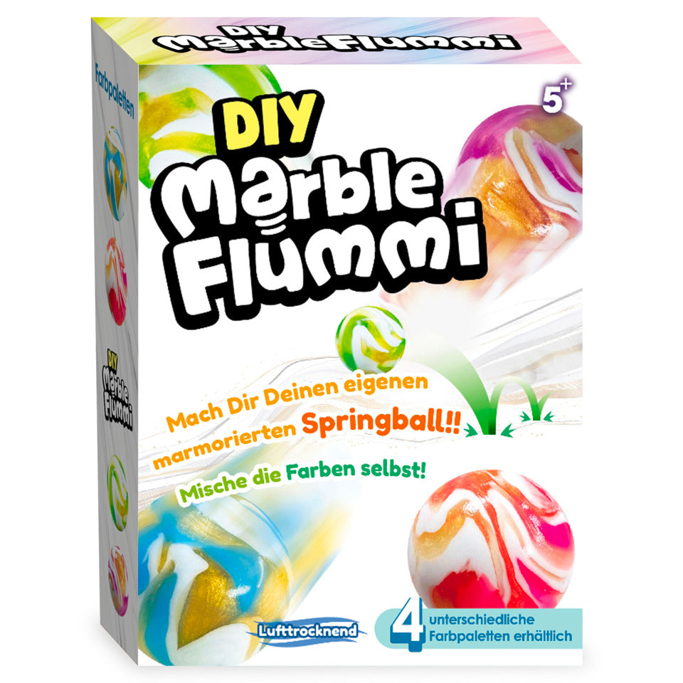 Bastelset DIY marble Flummi, sortiert  RG5218
