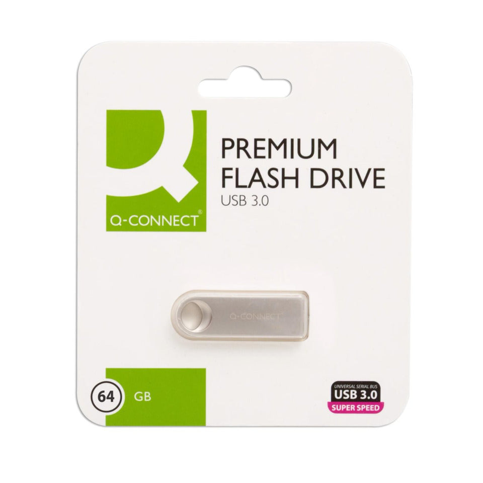 USB Stick 3.2 Gen1 Premium inklusive URA, 64 GB, 80/25 MB/s Q-CONNECT KF11503 Q-CONNECT KF11503 64GB