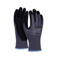 Arbeitshandschuh Professional, Größe 9=L, Noppen, Kategorie II, grau/schwarz DONAU 32061821-09 DONAU 32061821-09 Noppen, 9=L, Kateg.II