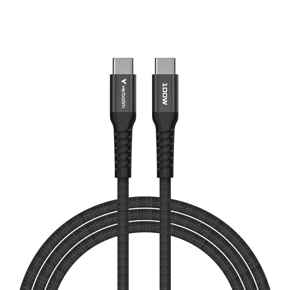 Ladekabel USB-C, 120 cm, 100W, magnetisch, schwarz VERBATIM 31863
