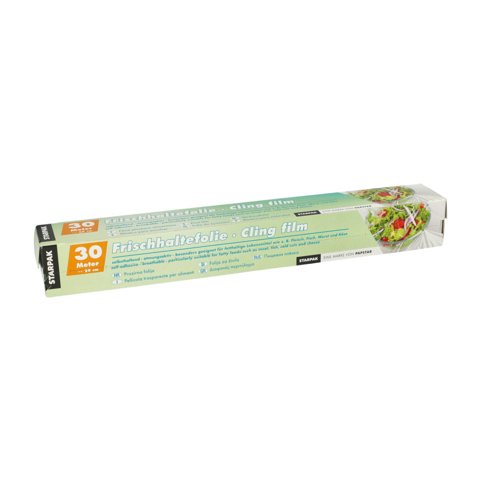 Frischhaltefolie, 30mx29cm, transparent STARPAK 14110 STARPAK 14110 in Faltschachtel