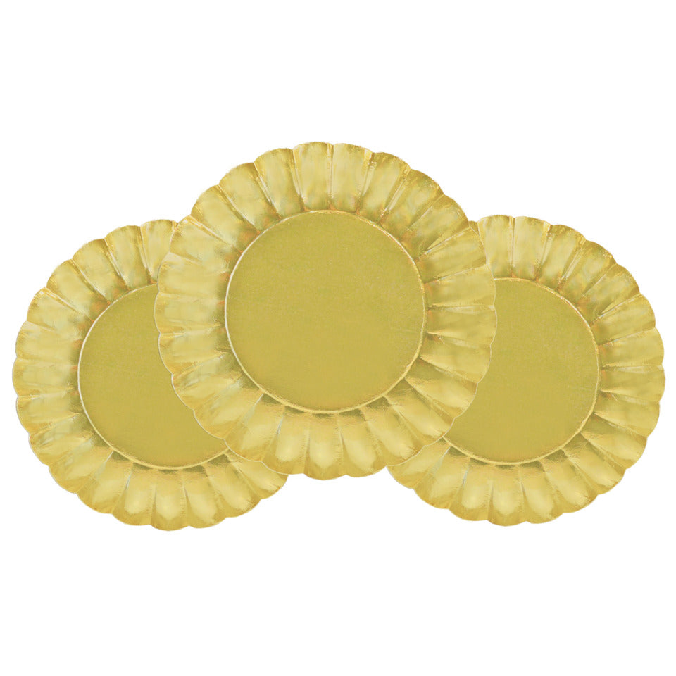 Weihnachtsteller Stern, Ø 20 cm, 3 Stück, gold BRAUN+COMPANY 4880-0001 BRAUN+COMPANY 4880-0001 D20cm rund