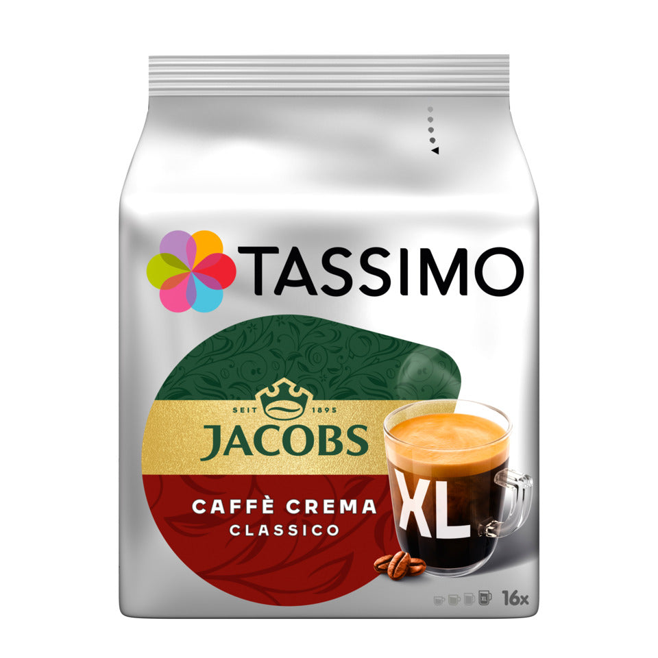Kaffeekapseln Crema Classico XL, 16 Stück TASSIMO 4031501 JACOBS 4031501 Tassimo Disc