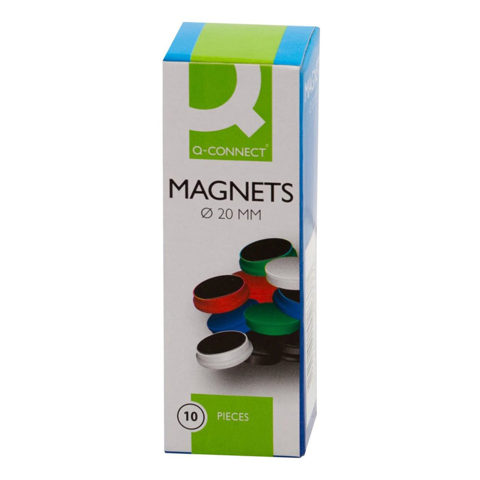Magnet 10ST Ø20mm blau Q-CONNECT KF02634