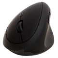 Maus Vertical Ergo - Rechtshänder, 6 Tasten, 1600dpi, kabellos, schwarz Q-CONNECT KF15116