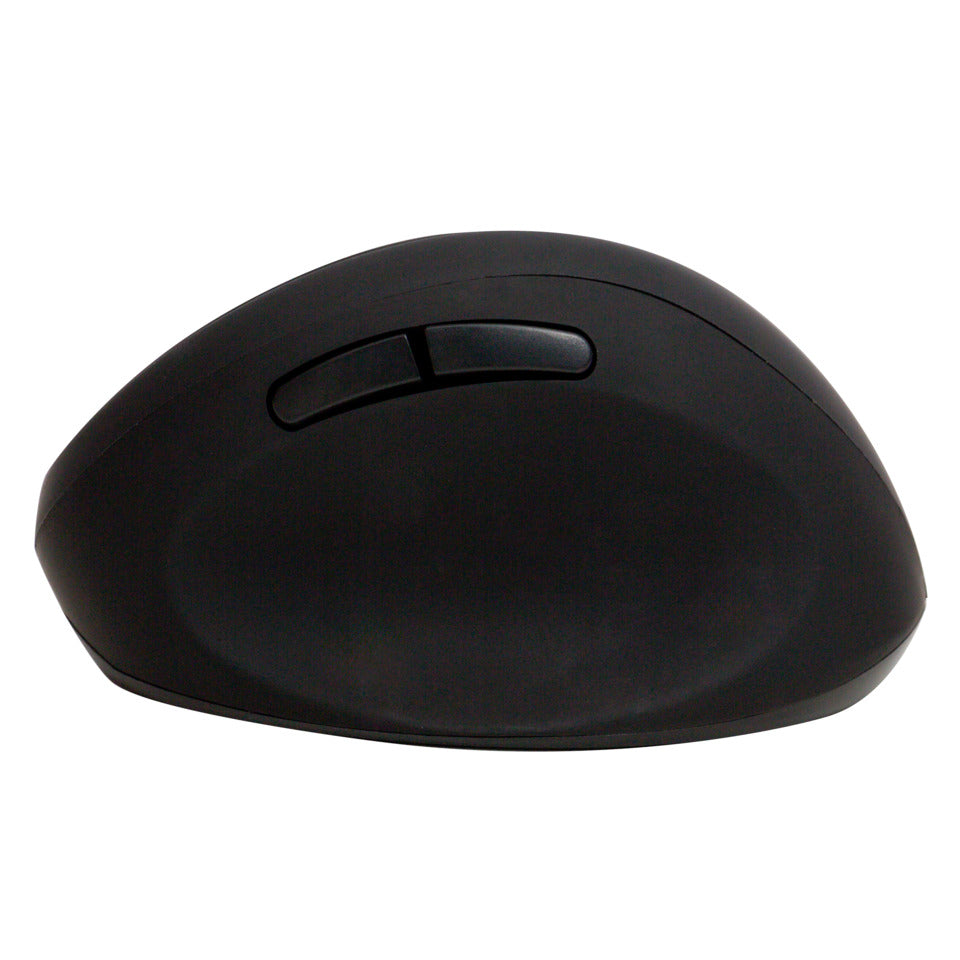 Maus Vertical Ergo - Rechtshänder, 6 Tasten, 1600dpi, kabellos, schwarz Q-CONNECT KF15116