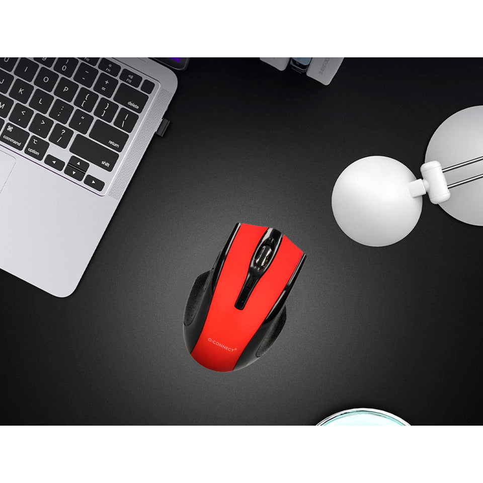 Maus Funk optisch kabellos schwarz/rot Q-CONNECT KF18068