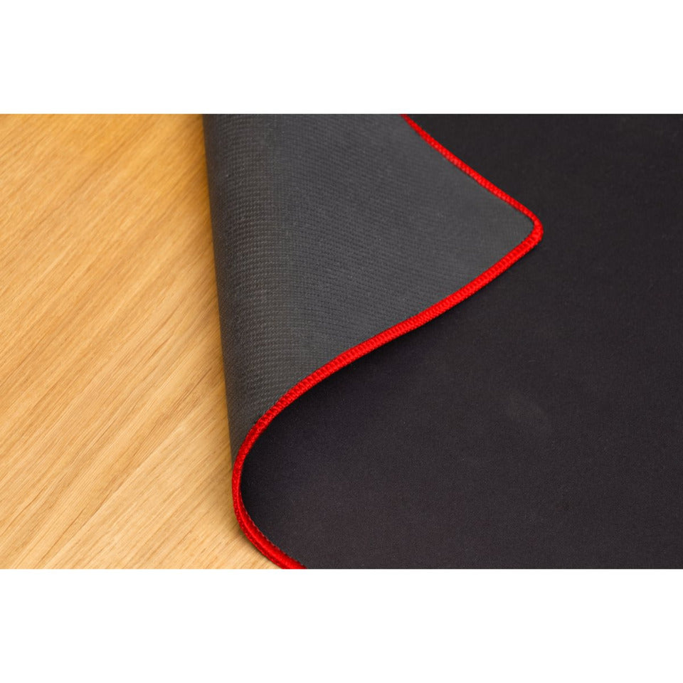 Mausmatte schwarz/rot 90x40cm Q-CONNECT KF14443