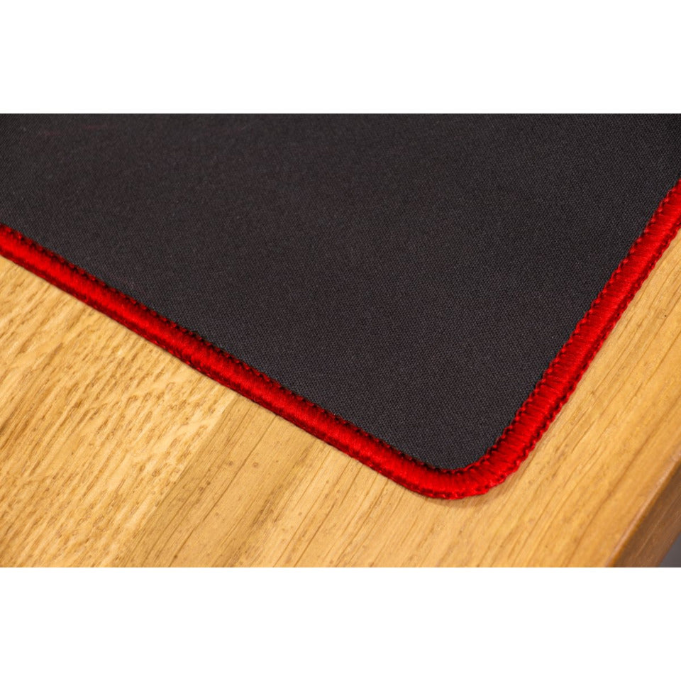 Mausmatte schwarz/rot 90x40cm Q-CONNECT KF14443