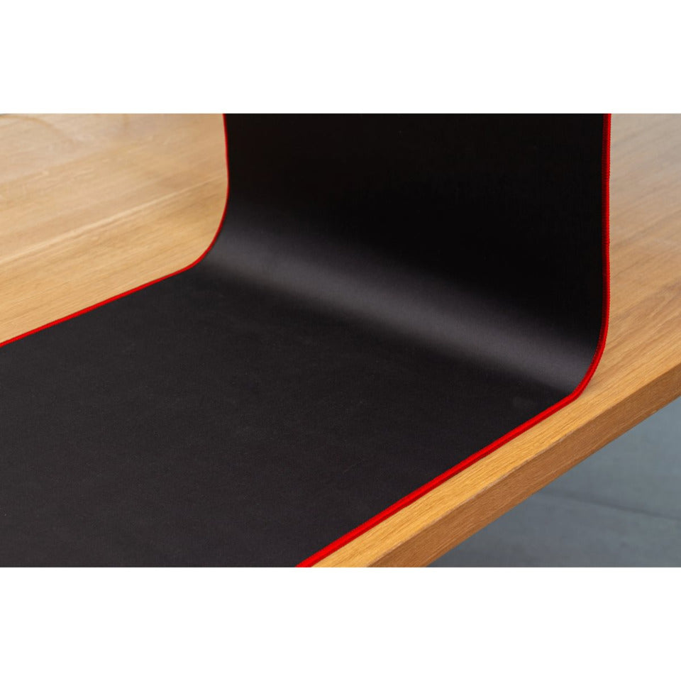 Mausmatte schwarz/rot 90x40cm Q-CONNECT KF14443