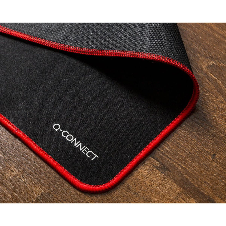 Mausmatte schwarz/rot 90x40cm Q-CONNECT KF14443