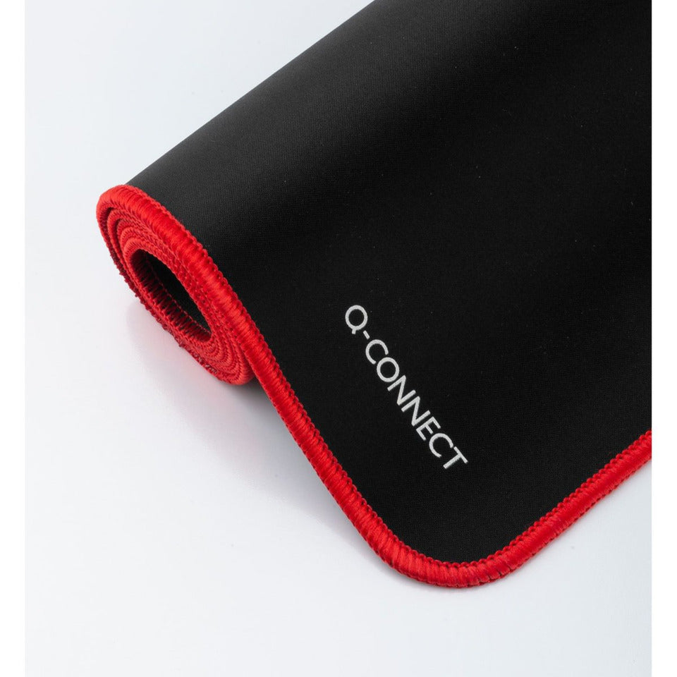 Mausmatte schwarz/rot 90x40cm Q-CONNECT KF14443