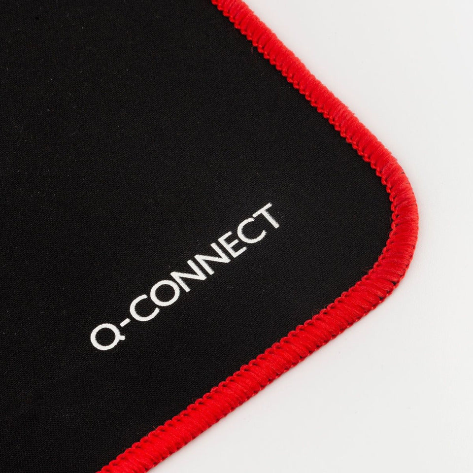 Mausmatte schwarz/rot 90x40cm Q-CONNECT KF14443
