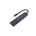 Multiport Adapter 6-in-1, USB C, silber MEDIARANGE MRCS519 MEDIARANGE MRCS519 6fach Multiport